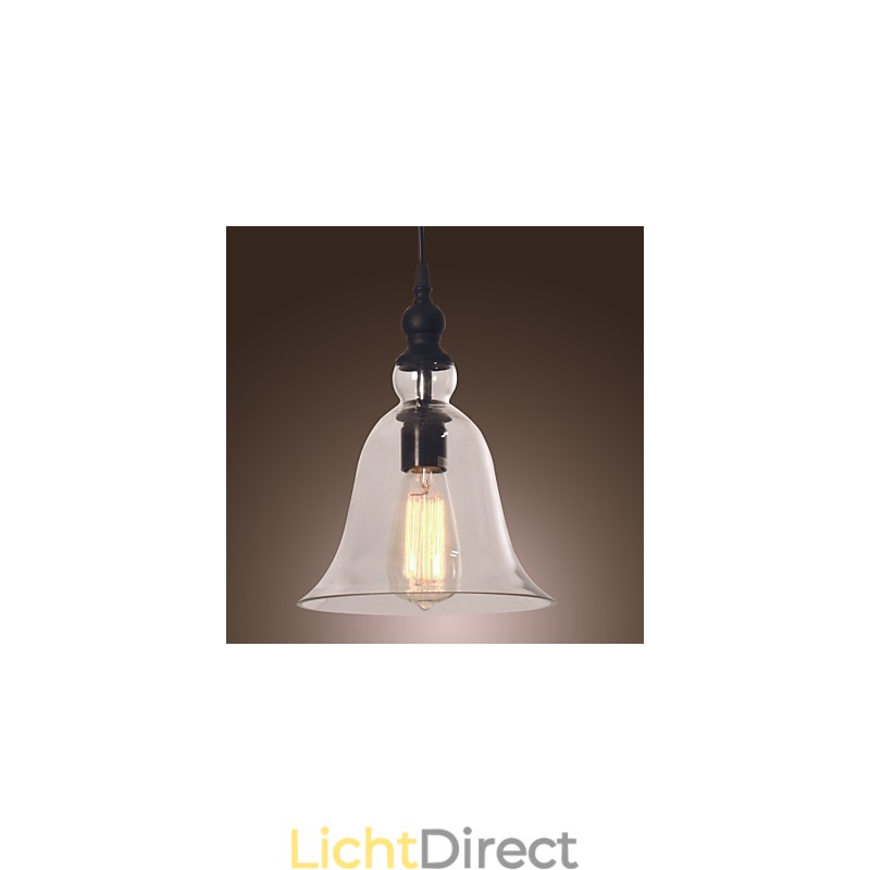 Traditionele klassieke vintage kom mini-stijl gegalvaniseerde hanglamp