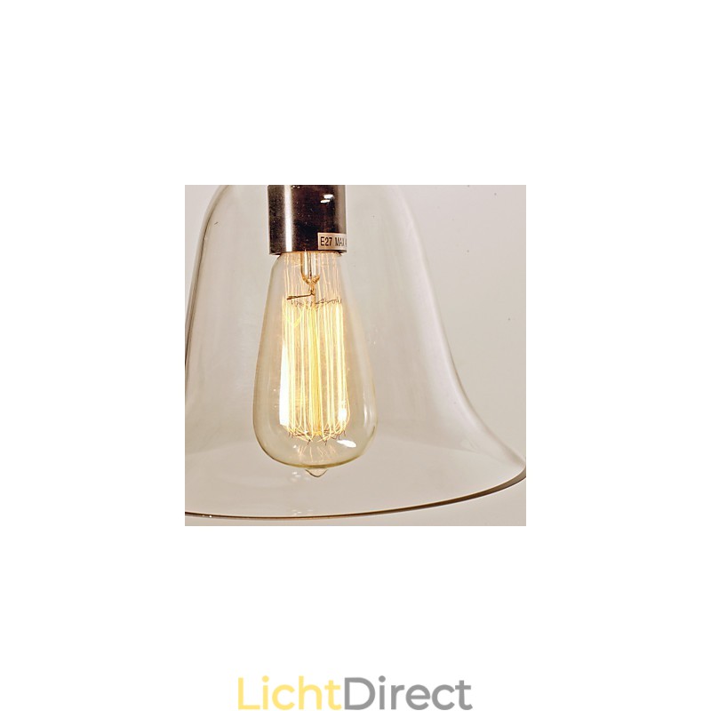 Traditionele klassieke vintage kom mini-stijl gegalvaniseerde hanglamp