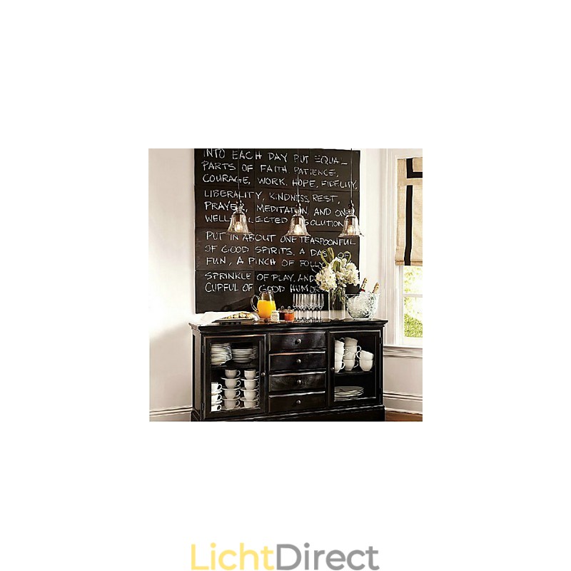 Traditionele klassieke vintage kom mini-stijl gegalvaniseerde hanglamp