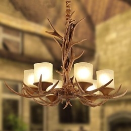 Kroonluchter Hanglamp Vintage Hars