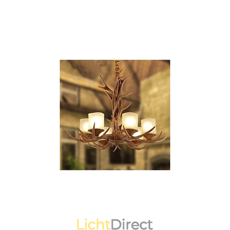 Kroonluchter Hanglamp Vintage Hars