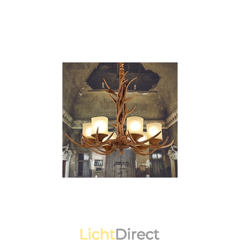 Kroonluchter Hanglamp Vintage Hars