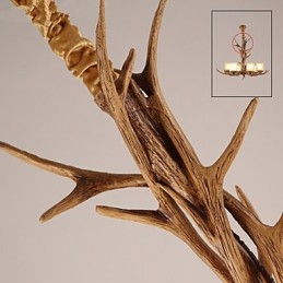 Kroonluchter Hanglamp Vintage Hars