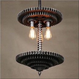 Vintage Lron kroonluchter kroonluchter creatieve mechanische uitrusting