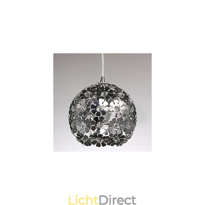 Moderne eigentijdse Globe Crystal Mini-stijl gegalvaniseerde hanglamp