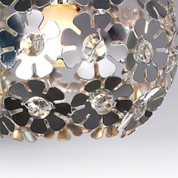 Moderne eigentijdse Globe Crystal Mini-stijl gegalvaniseerde hanglamp