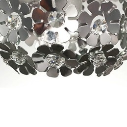 Moderne eigentijdse Globe Crystal Mini-stijl gegalvaniseerde hanglamp