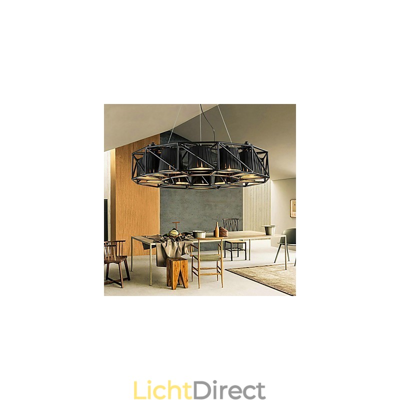 Vintage Land Schilderij Metalen Hanglamp Garage