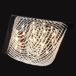 Traditionele klassieke kristallen chromen metalen kroonluchter