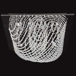 Traditionele klassieke kristallen chromen metalen kroonluchter