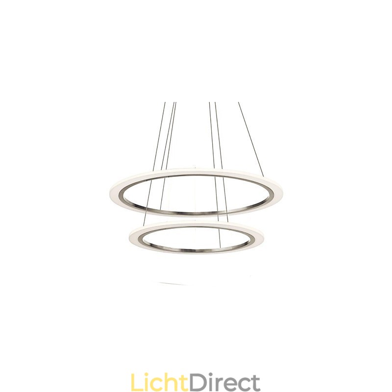 Acryl Hanglampen Plafond Hangende Kroonluchter Lichtarmaturen met 2 ringen