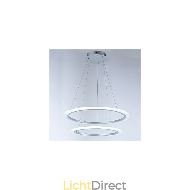 Acryl Hanglampen Plafond Hangende Kroonluchter Lichtarmaturen met 2 ringen