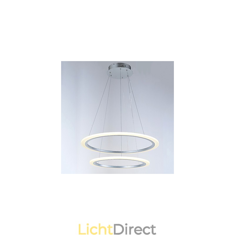 Acryl Hanglampen Plafond Hangende Kroonluchter Lichtarmaturen met 2 ringen
