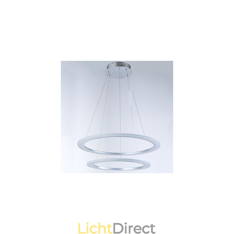 Acryl Hanglampen Plafond Hangende Kroonluchter Lichtarmaturen met 2 ringen