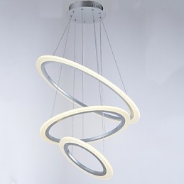 3 Ring DIY Vorm Acryl Hanglamp Plafondlampen Kroonluchterverlichting