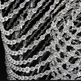 Traditionele klassieke kristallen chromen metalen kroonluchter