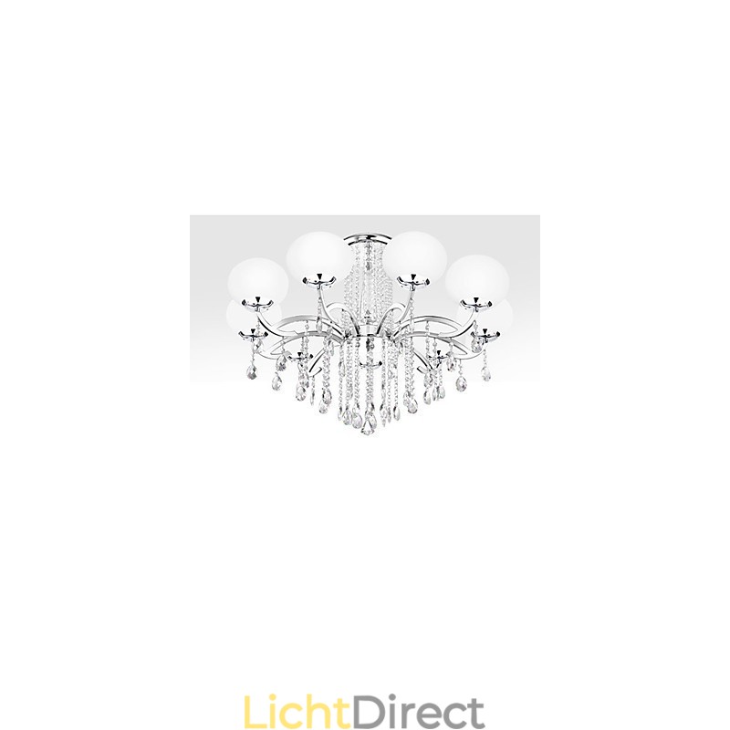 Kroonluchter Kristal Luxe Modern Wonen 9 Lampen
