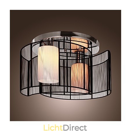 Plafondlamp Modern Design 2 Lampen Zwart Plafondlamp Modern Design 2 Lampen Zwart