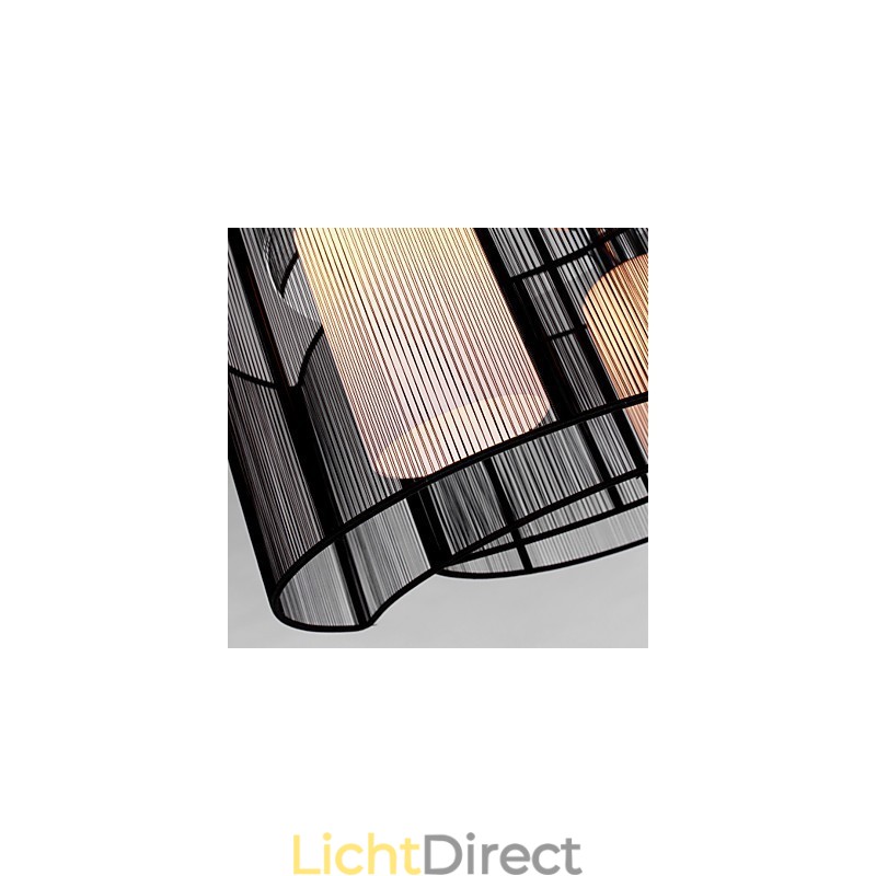 Plafondlamp Modern Design 2 Lampen Zwart