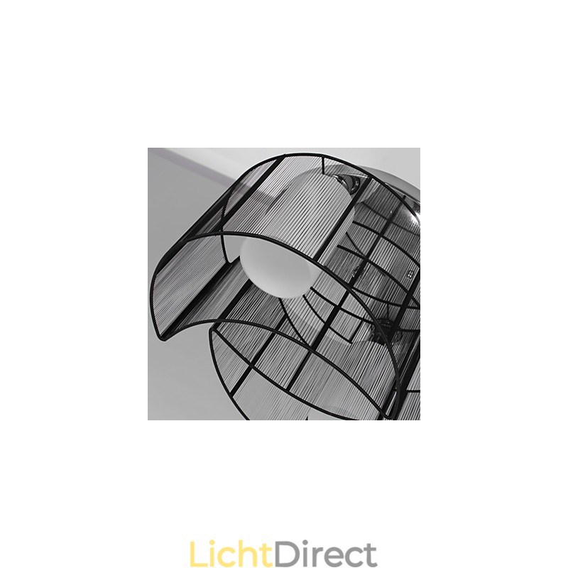 Plafondlamp Modern Design 2 Lampen Zwart