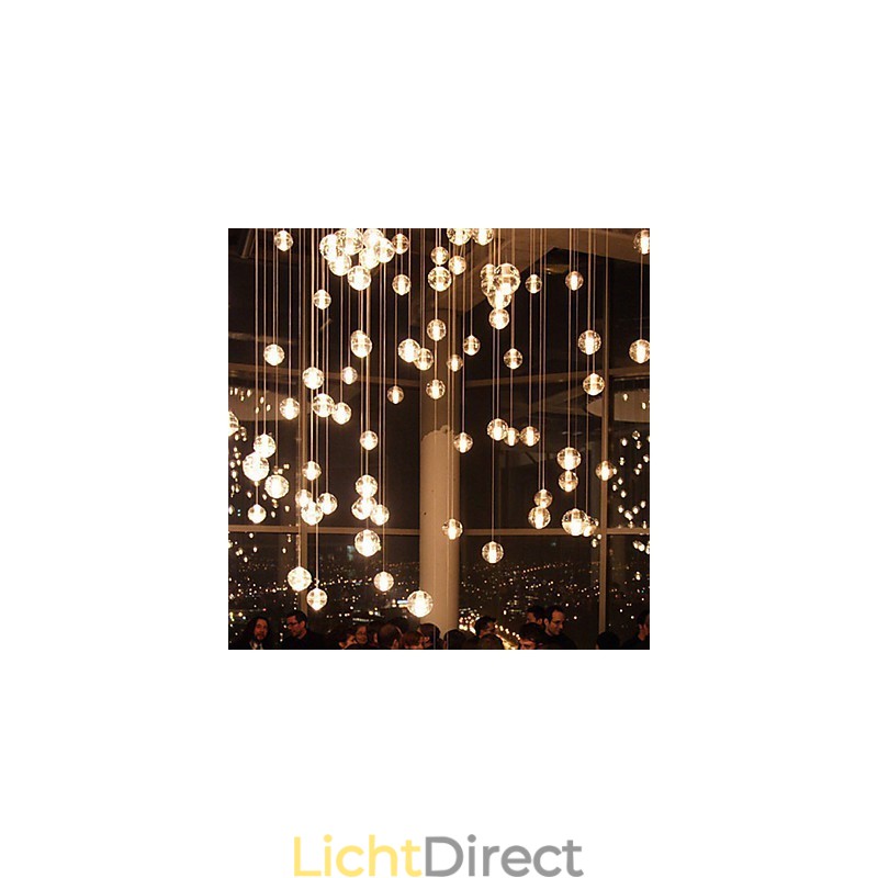 All Over The Sky Star Bocci Droplight Aurora Borealis Moderne Glazen Kristallen Lamp