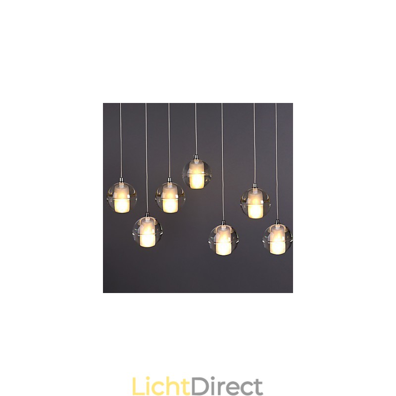 All Over The Sky Star Bocci Droplight Aurora Borealis Moderne Glazen Kristallen Lamp