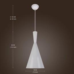 Moderne, eigentijdse retro landelijke schilderij metalen hanglamp
