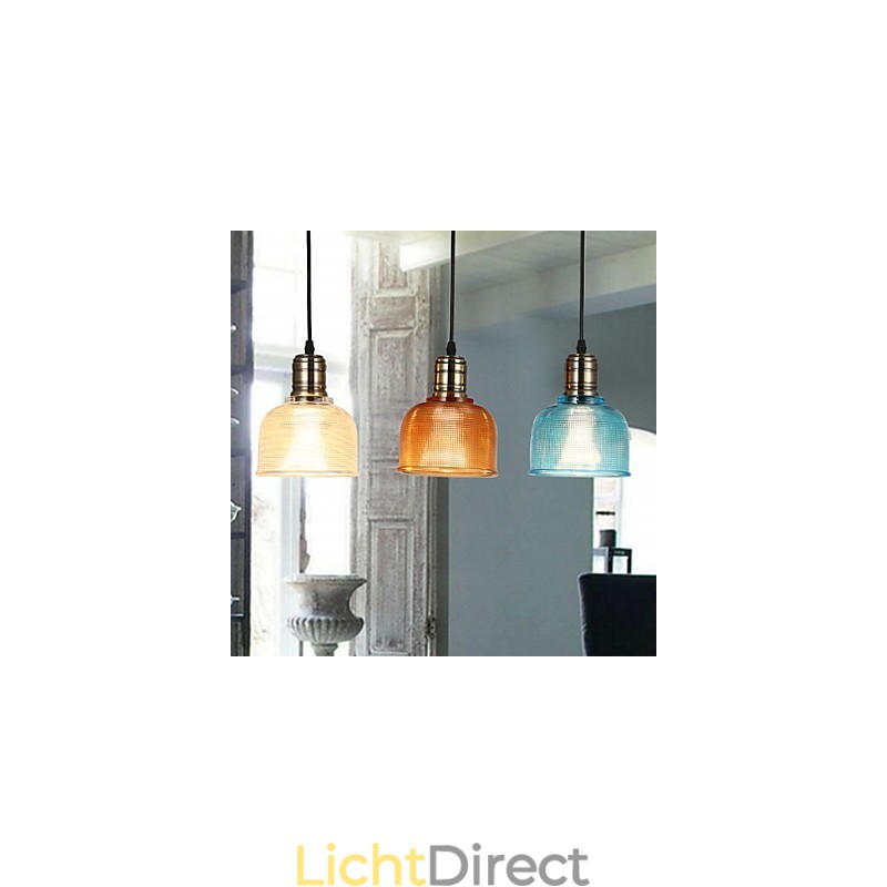 Nordic Small Droplight van glas-in-lood kroonluchter die oude gebruiken herstelt