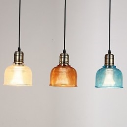 Nordic Small Droplight van glas-in-lood kroonluchter die oude gebruiken herstelt