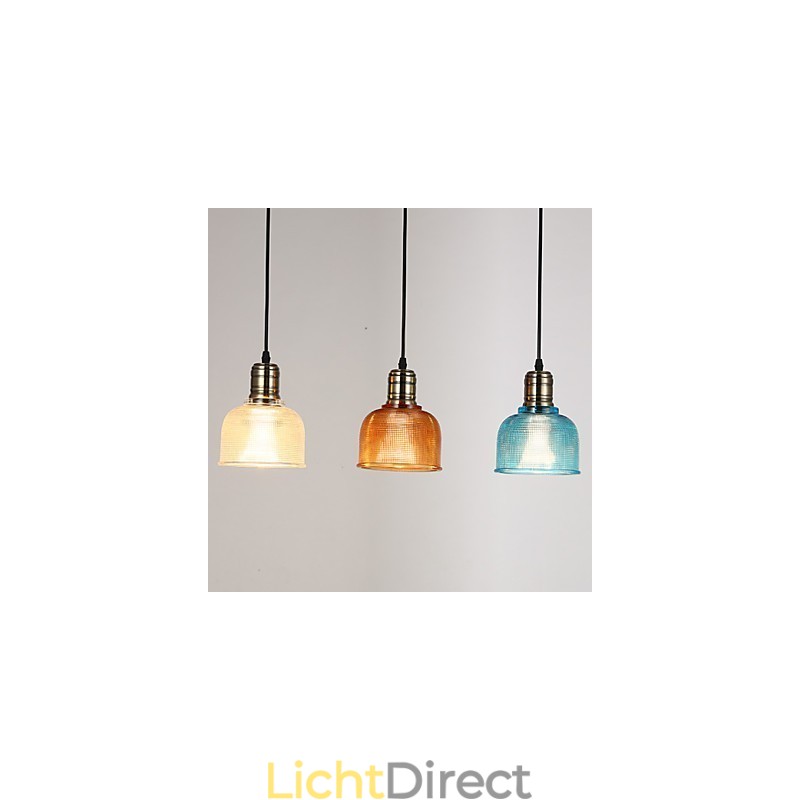 Nordic Small Droplight van glas-in-lood kroonluchter die oude gebruiken herstelt