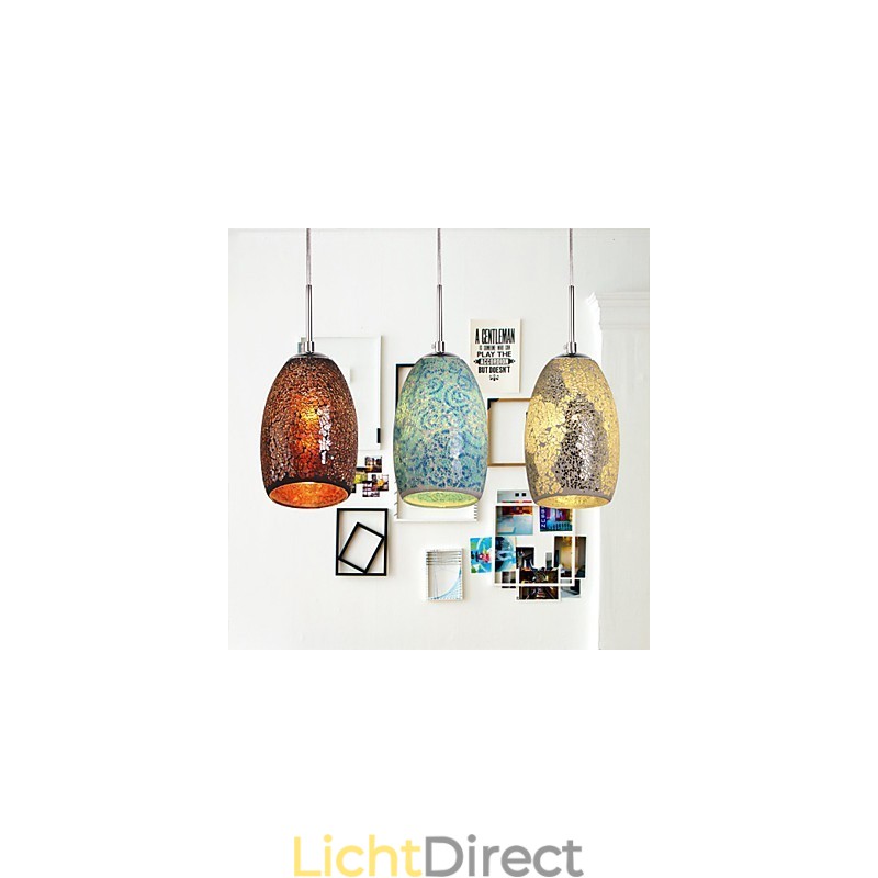 Traditionele klassieke vintage schilderij metalen hanglamp