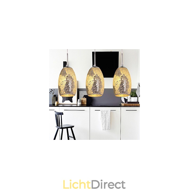 Traditionele klassieke vintage schilderij metalen hanglamp