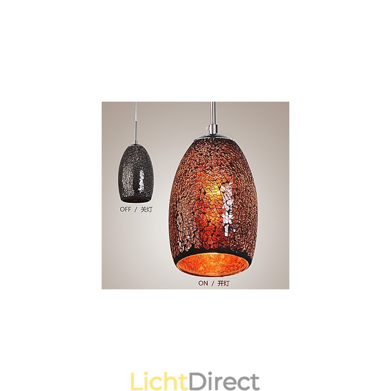 Traditionele klassieke vintage schilderij metalen hanglamp