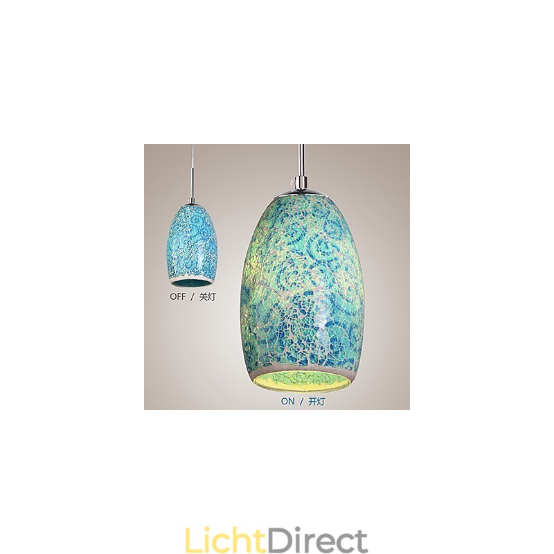 Traditionele klassieke vintage schilderij metalen hanglamp