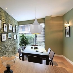 Moderne, eigentijdse retro landelijke schilderij metalen hanglamp