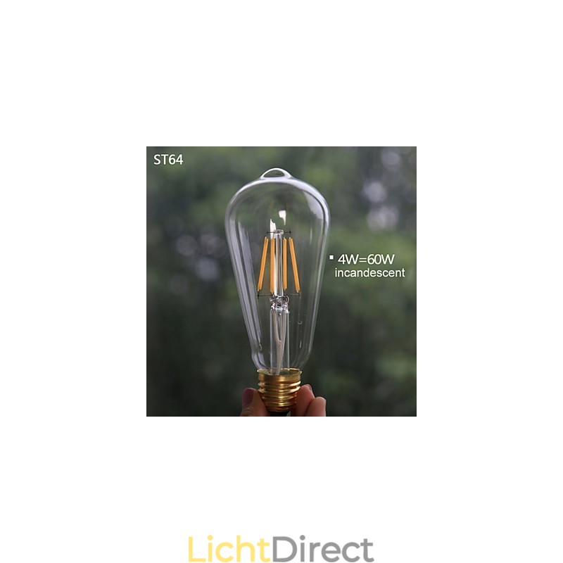 Hanglampen Vintage 3 lampen ST64 lampen inbegrepen Up en Down systeem