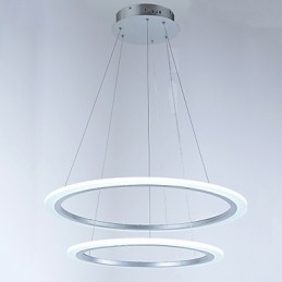 Moderne 2-rings hanglamp kroonluchter verlichtingsarmaturen met