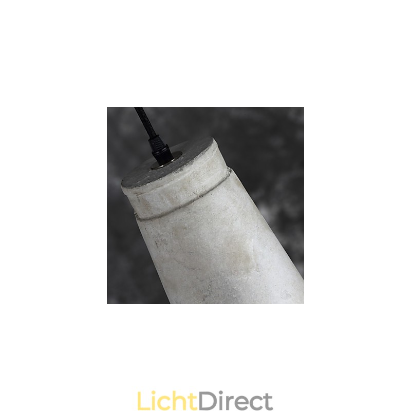 De Scandinavische minimalistische retro hanglamp van cement en vintage lampverlichtingsarmatuur