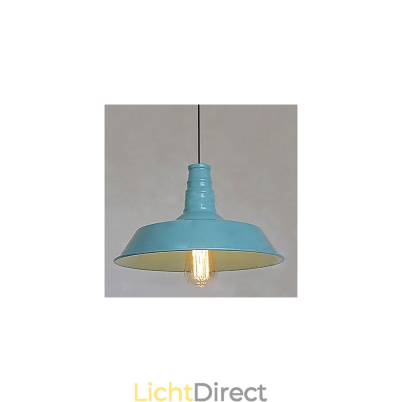 Vintage schilderij metalen hanglamp garage