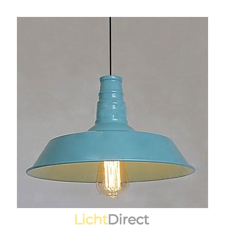 Vintage schilderij metalen hanglamp garage Vintage schilderij metalen hanglamp garage
