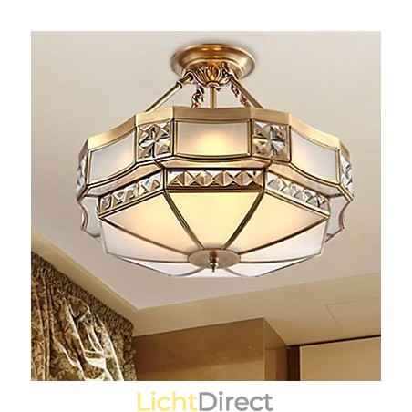 Traditionele klassieke rustieke lodge messing metalen hanglamp Traditionele klassieke rustieke lodge messing metalen hanglamp