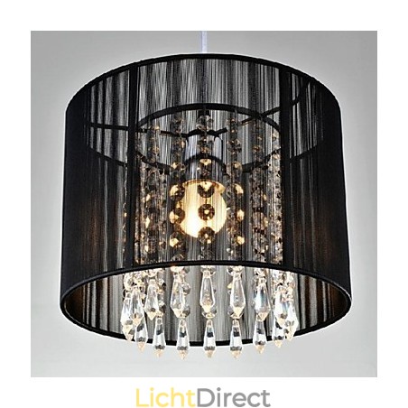 Moderne, eigentijdse hanglamp van kristalchroommetaal Moderne, eigentijdse hanglamp van kristalchroommetaal
