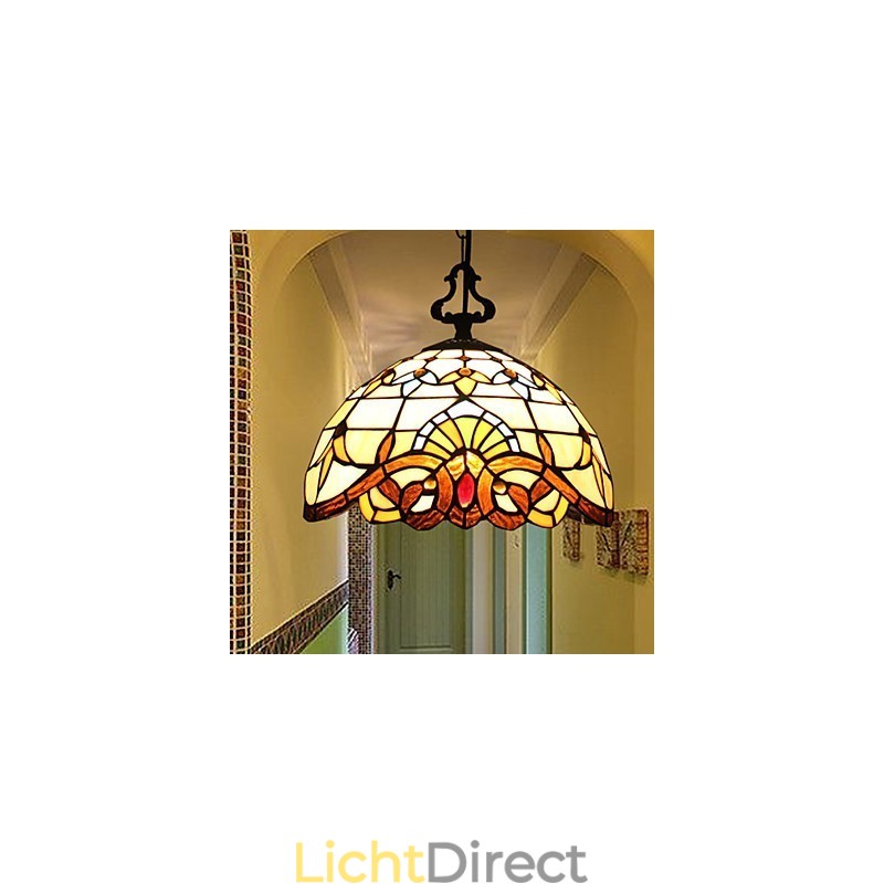 1 Meter Europese Pastorale Lamp Creatieve Kunst Glas Kleine Hanglamp