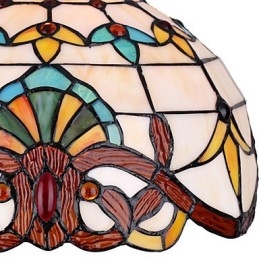 1 Meter Europese Pastorale Lamp Creatieve Kunst Glas Kleine Hanglamp