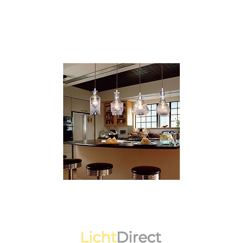 40W*4 Moderne, eigentijdse, traditionele, klassieke, vintage eiland metalen hanglamp