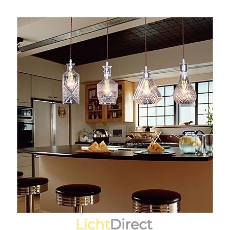 40W*4 Moderne, eigentijdse, traditionele, klassieke, vintage eiland metalen hanglamp