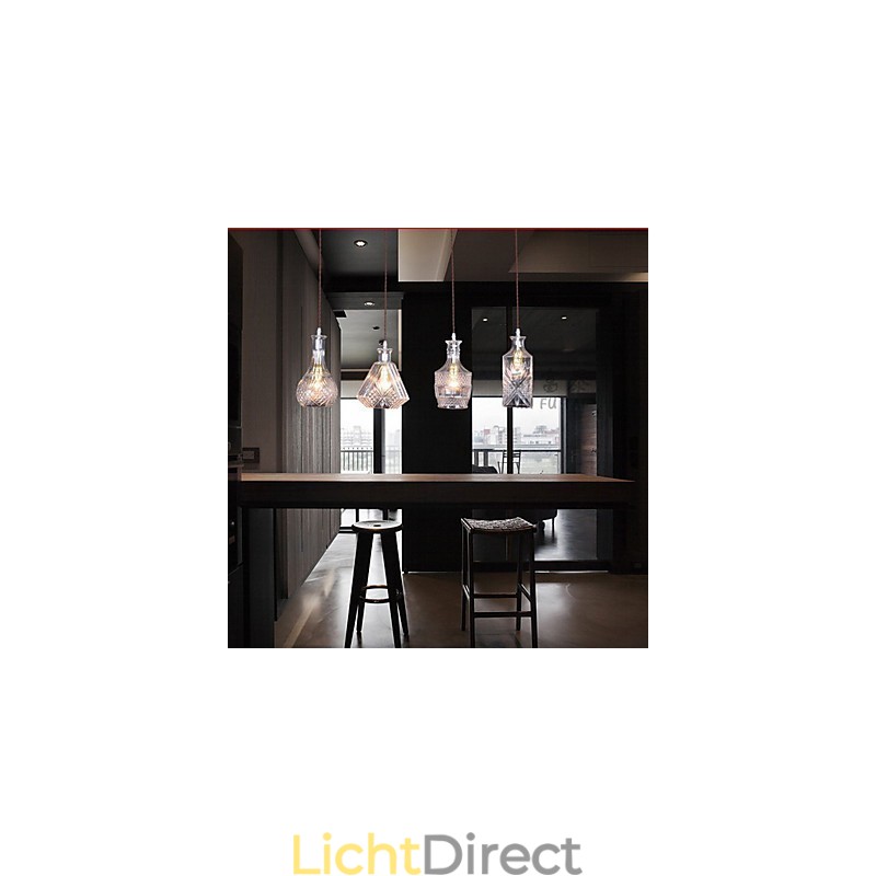 40W*4 Moderne, eigentijdse, traditionele, klassieke, vintage eiland metalen hanglamp