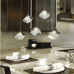 Mode Kristallen Lamp Vijf Hoofd Kristallen Hanglamp
