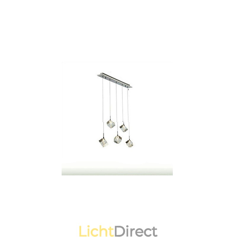 Mode Kristallen Lamp Vijf Hoofd Kristallen Hanglamp