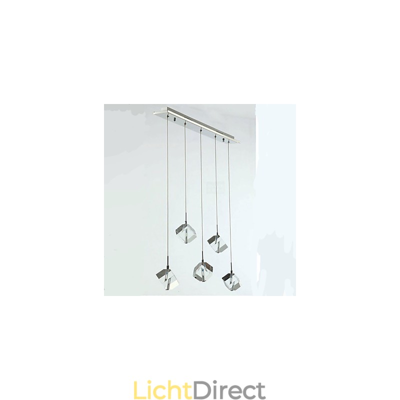 Mode Kristallen Lamp Vijf Hoofd Kristallen Hanglamp